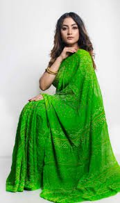 Jaipuri Bandhej Sarees